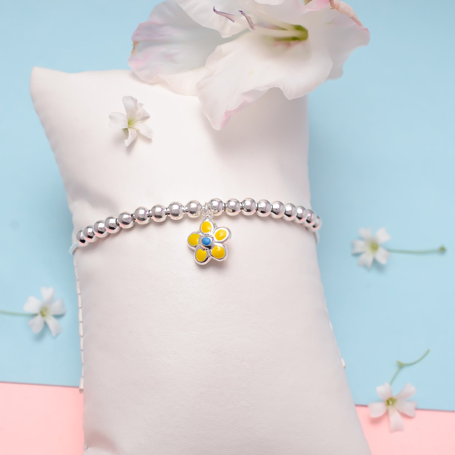 HALLMARK 925 SUNFLOWER ADJUSTABLE BRACELET