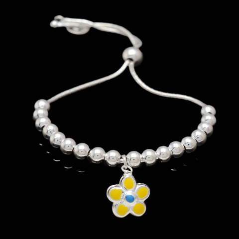 HALLMARK 925 SUNFLOWER ADJUSTABLE BRACELET