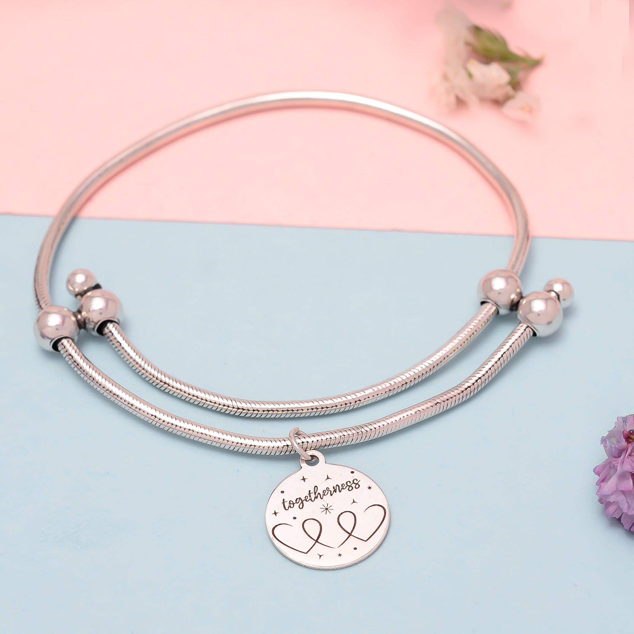 HALLMARK 925 SILVER VALENTINE SPECIAL ADJUSTABLE BRACELET