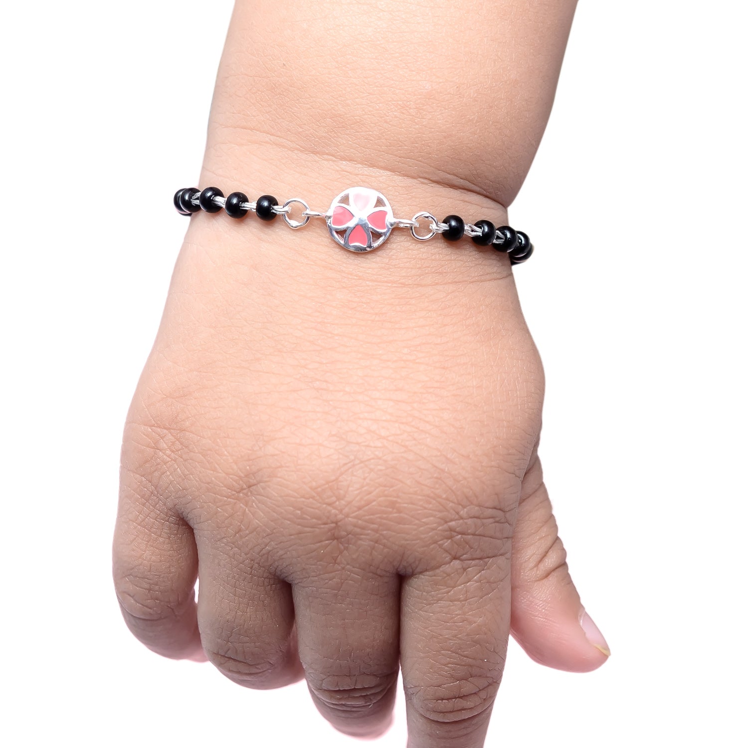 HALLMARK 925 HEART CYCLE BABY NAZARIYA ADJUSTABLE BRACELET