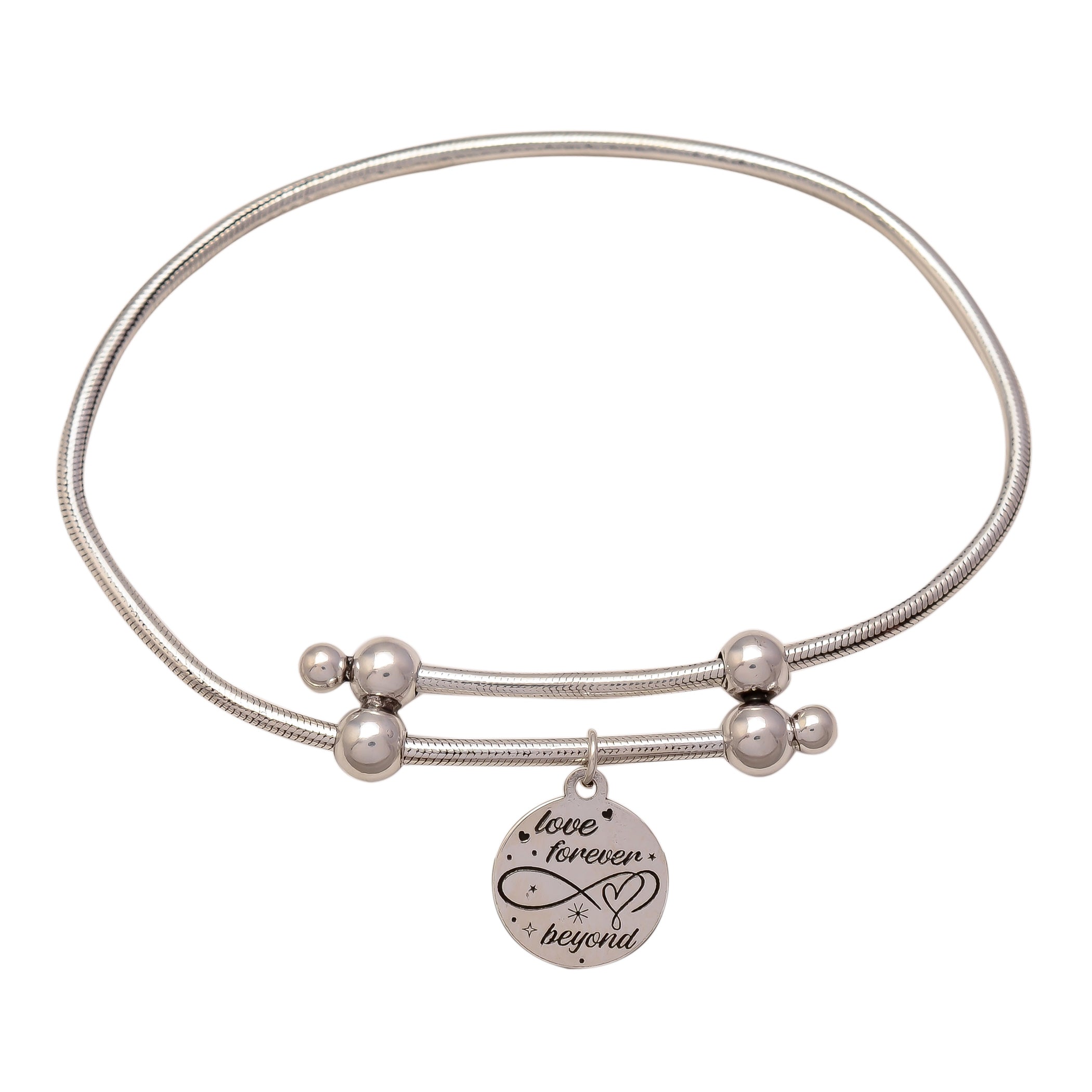 HALLMARK 925 SILVER ADJUSTABLE COUPLE BRACELET