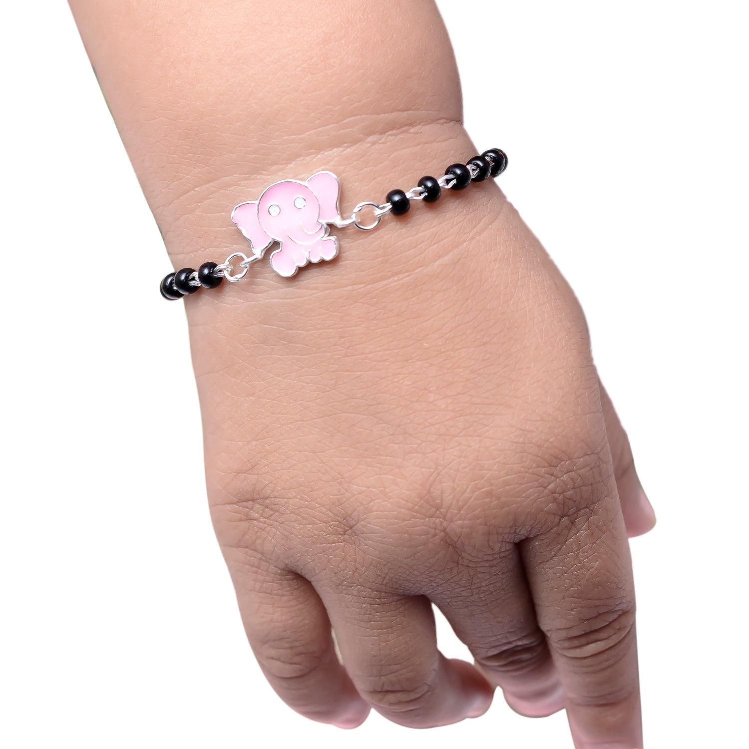 HALLMARK 925 BABY ELEPHANT NAZARIYA ADJUSTABLE BRACELET