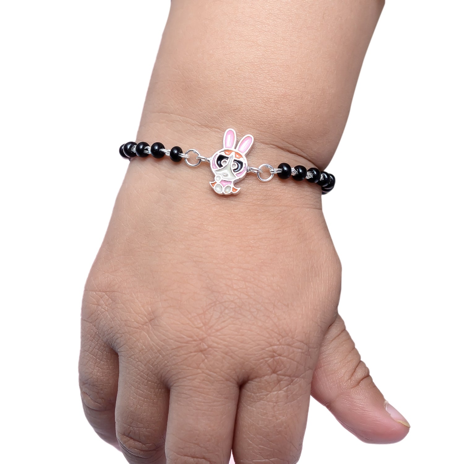 HALLMARK 925 POWER GIRL BABY NAZARIYA ADJUSTABLE BRACELET