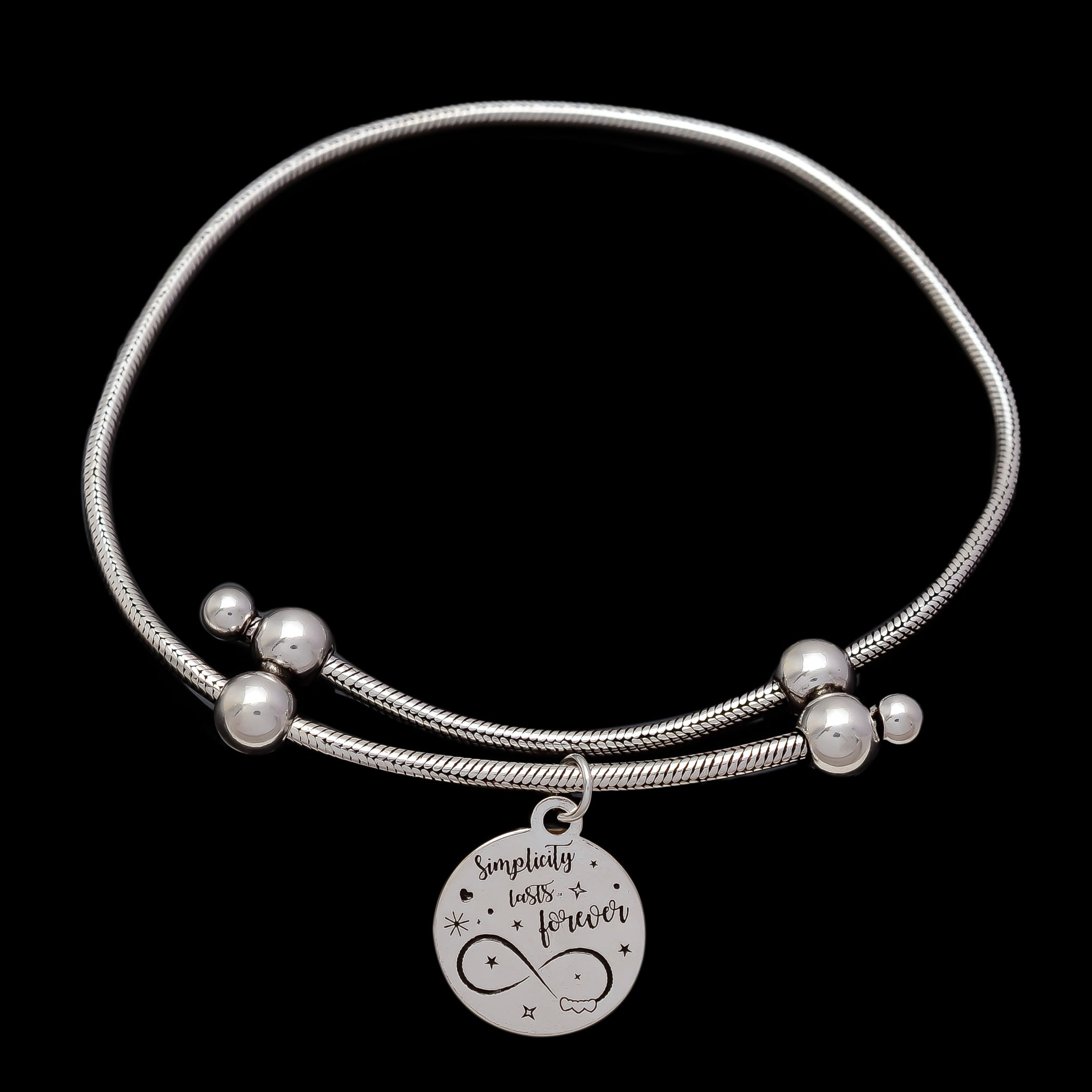 HALLMARK 925 STERLING SILVER ADJUSTABLE BRACELET