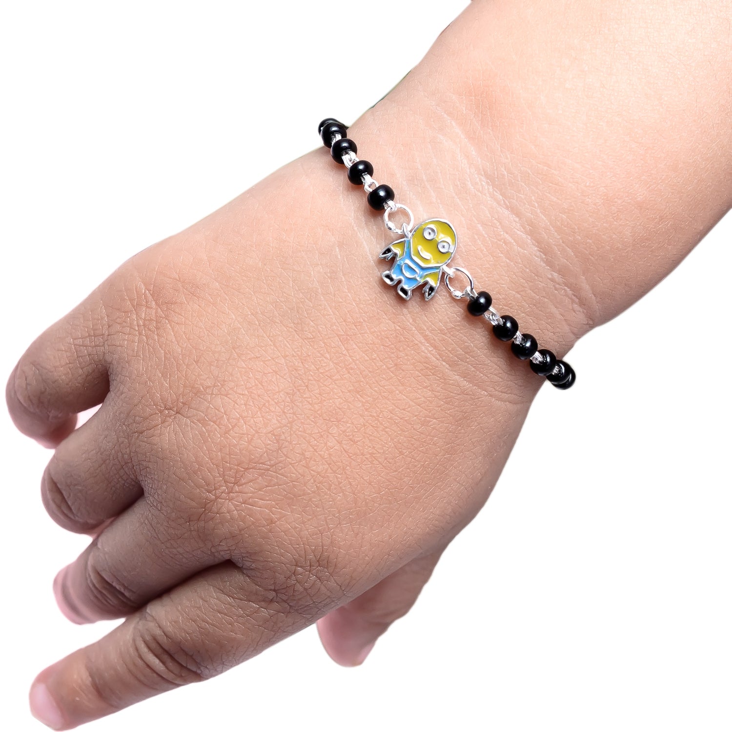 HALLMARK 925 SILVER DORAEMON BABY NAZARIYA ADJUSTABLE BRACELET